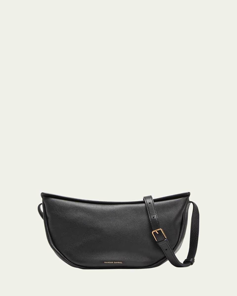 Moon Sling Leather Crossbody Bag